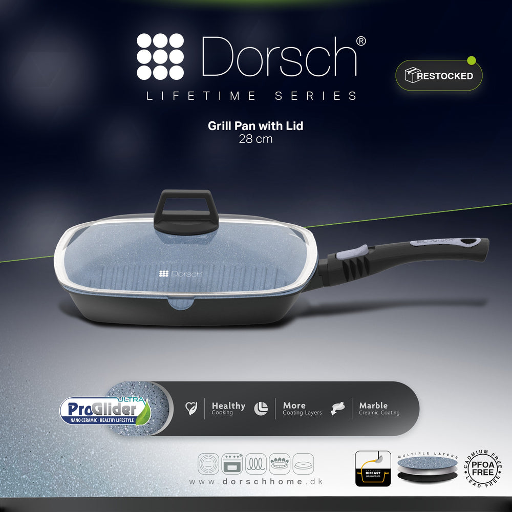 Lifetime Granite Grill Pan 28x28cm