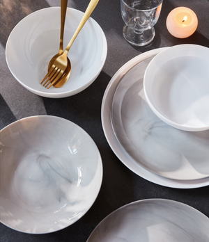 Diwali Granite Marble Dinner Set 44pcs
