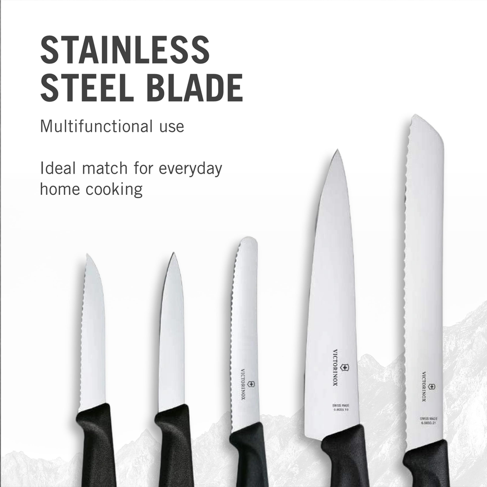 Knife Set 5pcs Stainless Steel Precision Kitchen Essentials