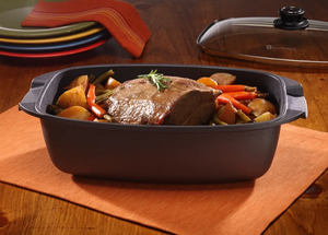 Diamond Roaster With Lid 33*21cm