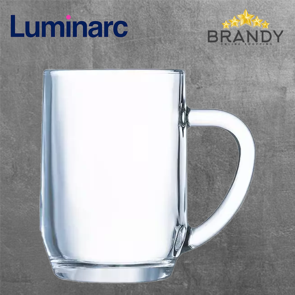 Haworth Set 6 Mugs 30cl - Glass, Microwave & Dishwasher Safe