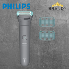 Philips Body Groomer 3000 BG3480/15 Triple Protect Wet/Dry Mid Grey-1