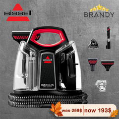 Bissell MultiClean Spot & Stain Portable Carpet Cleaner 4720E 330W Black/Red