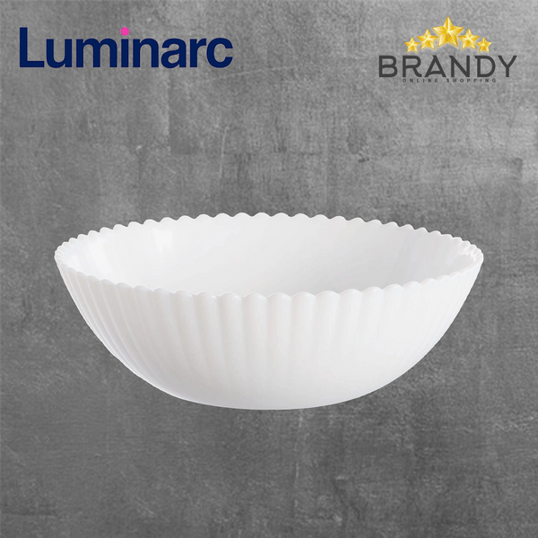 Luminarc Bloom 16 cm Bowl Set of 6 White Opal Tempered Glass