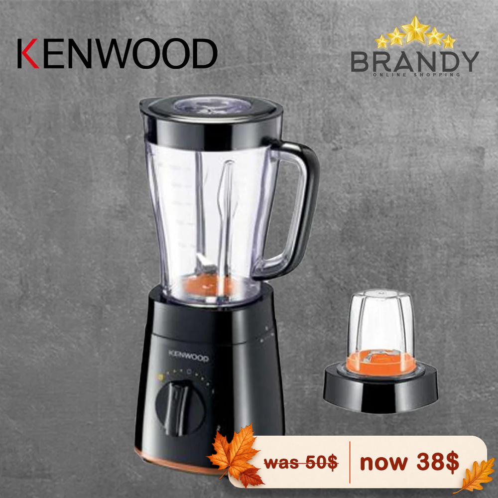 Kenwood BLP15 Blender 2 L with Mill 500W 2 Speeds Pulse Black