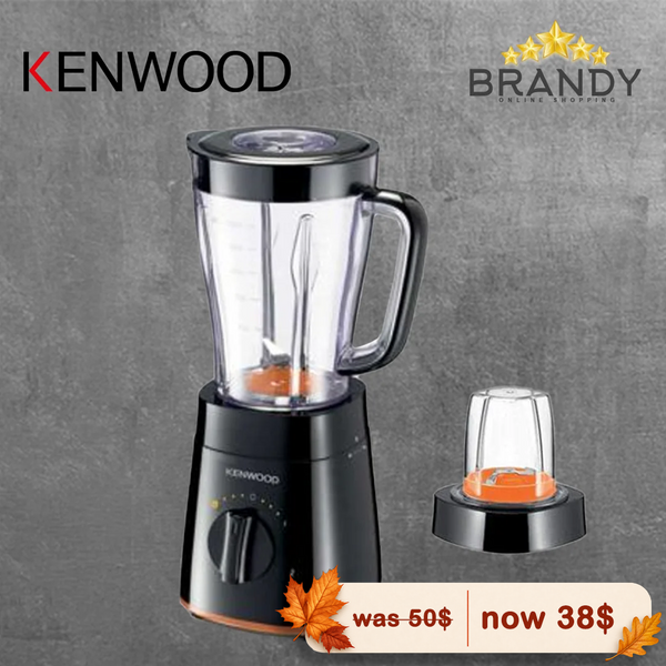 Kenwood BLP15 Blender 2 L with Mill 500W 2 Speeds Pulse Black