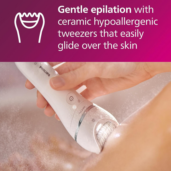 Philips Epilator Series 8000 BRE700 Wet & Dry Epilator
