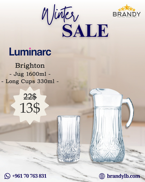 Brighton Drink Set 7pcs - Elegant Glassware Collection