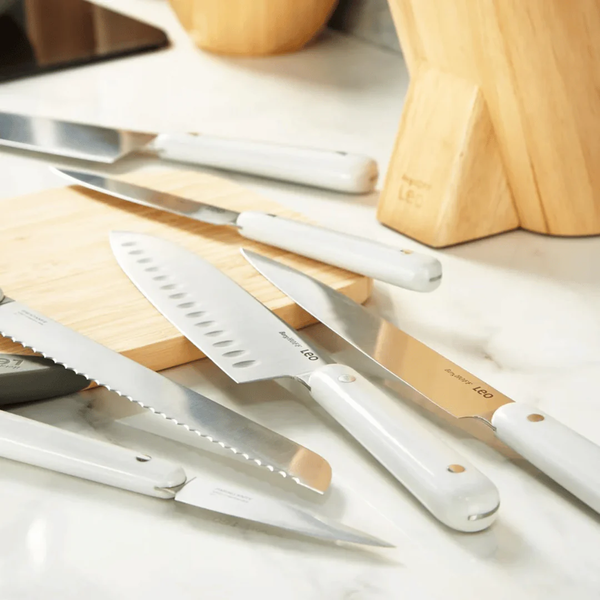 Leo Spirit 7-Piece Stainless Steel Knife Block Set