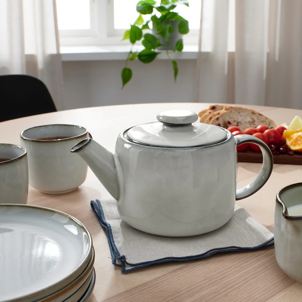 Sandy Grey Tea Pot