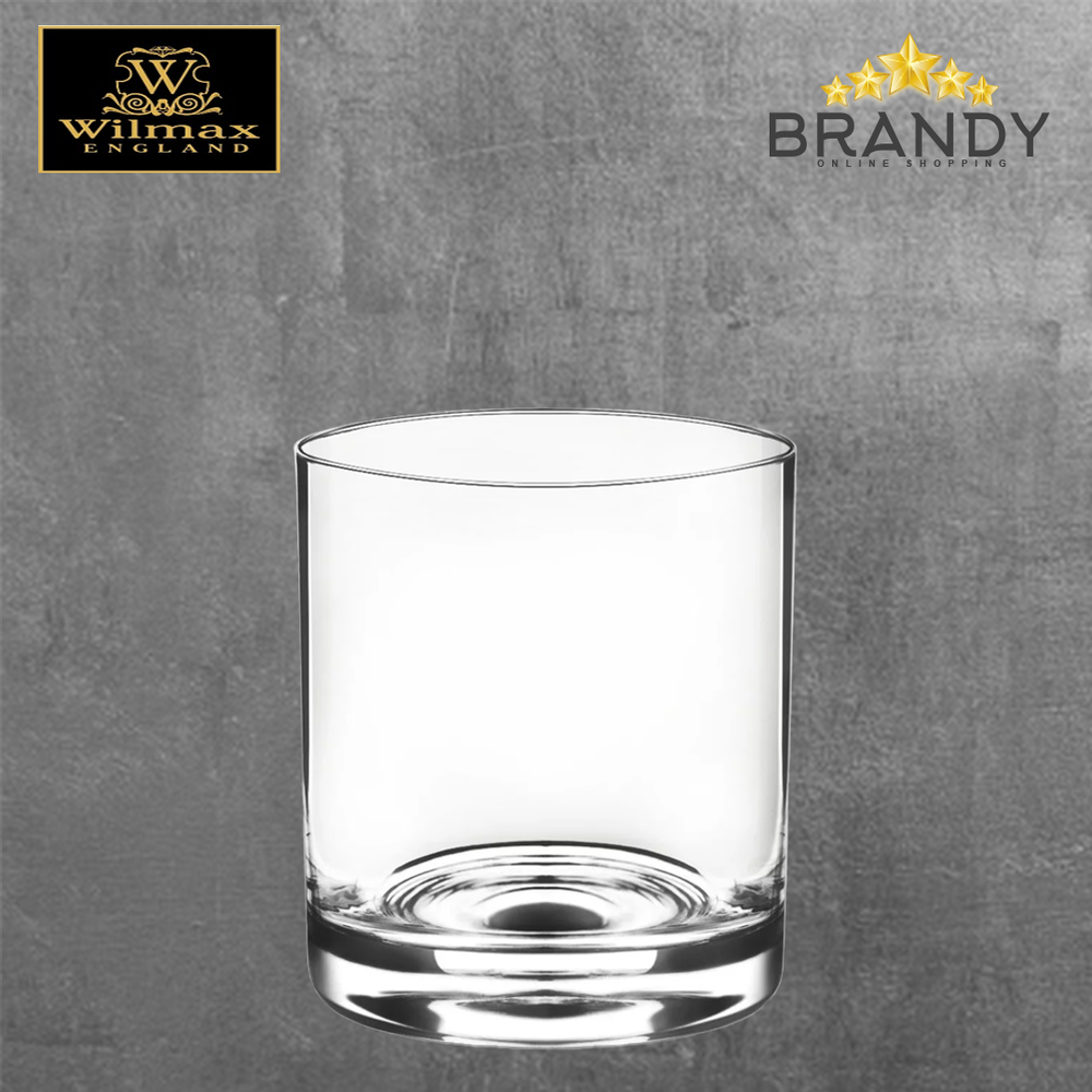 Short Glass Cups Set 6pcs, 300ml