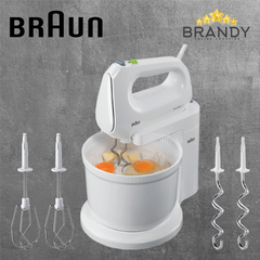 Cake Mixer HM1070 with 5 Speeds and Automatic Bowl Rotation