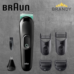 Braun MGK3321 6-in-1 Trimmer for Beard Hair Nose