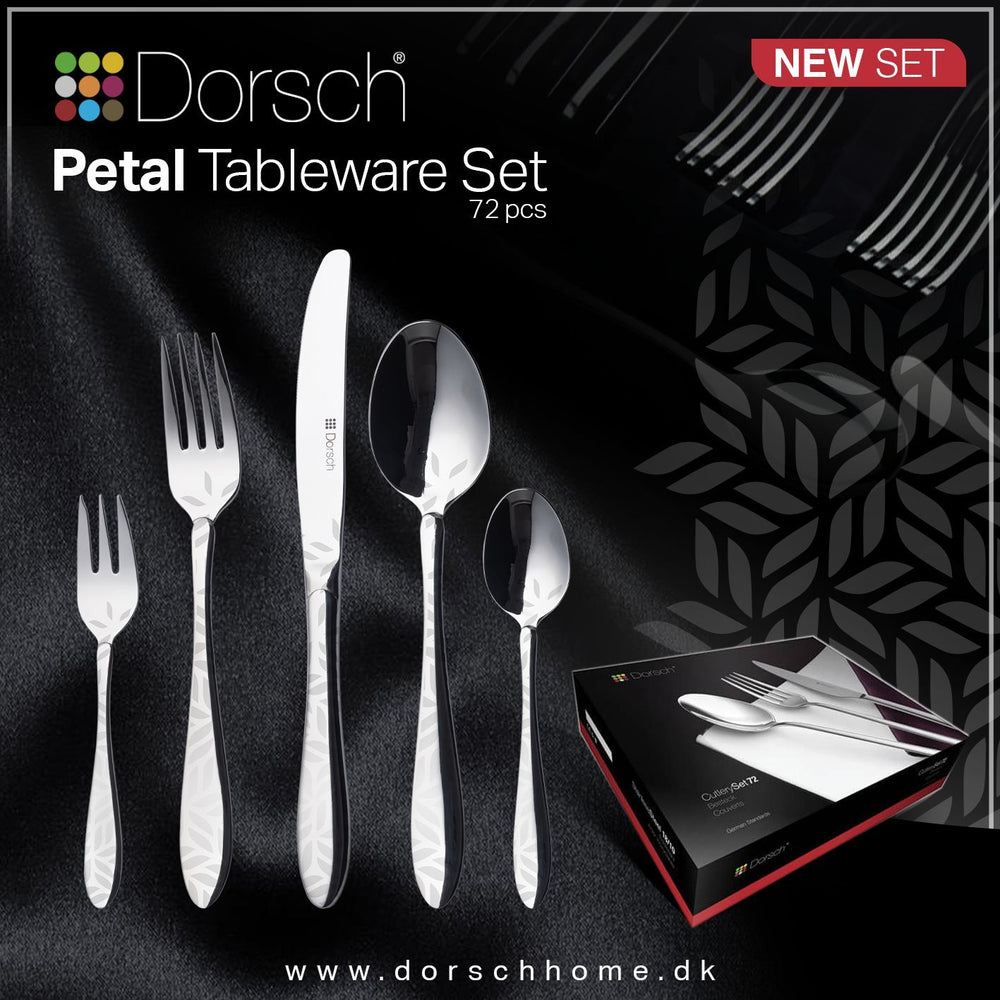 Petal Cutlery Set 72pcs Stainless Steel