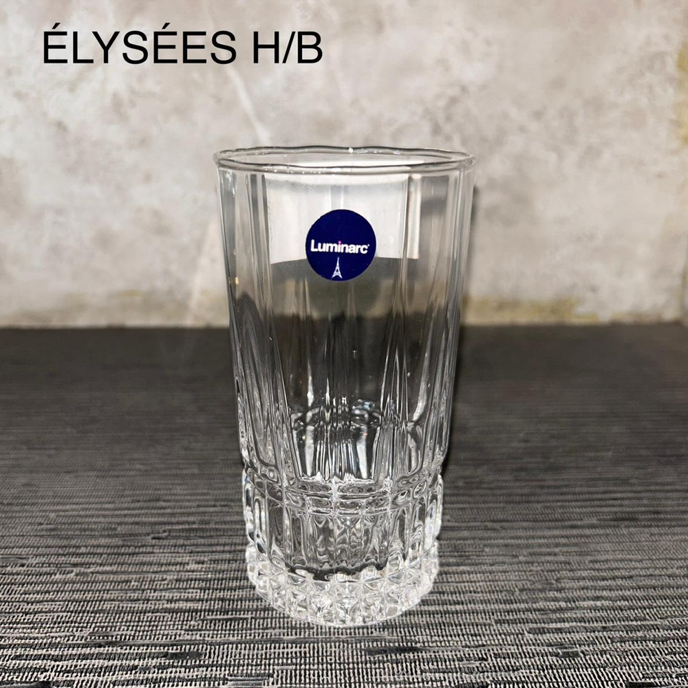 Elysees Long Cups Set 6pcs, 31cl Glass Drinkware
