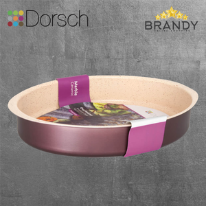 Premium Granite Oval Roaster, Burgundy, Non-Stick, 43cm