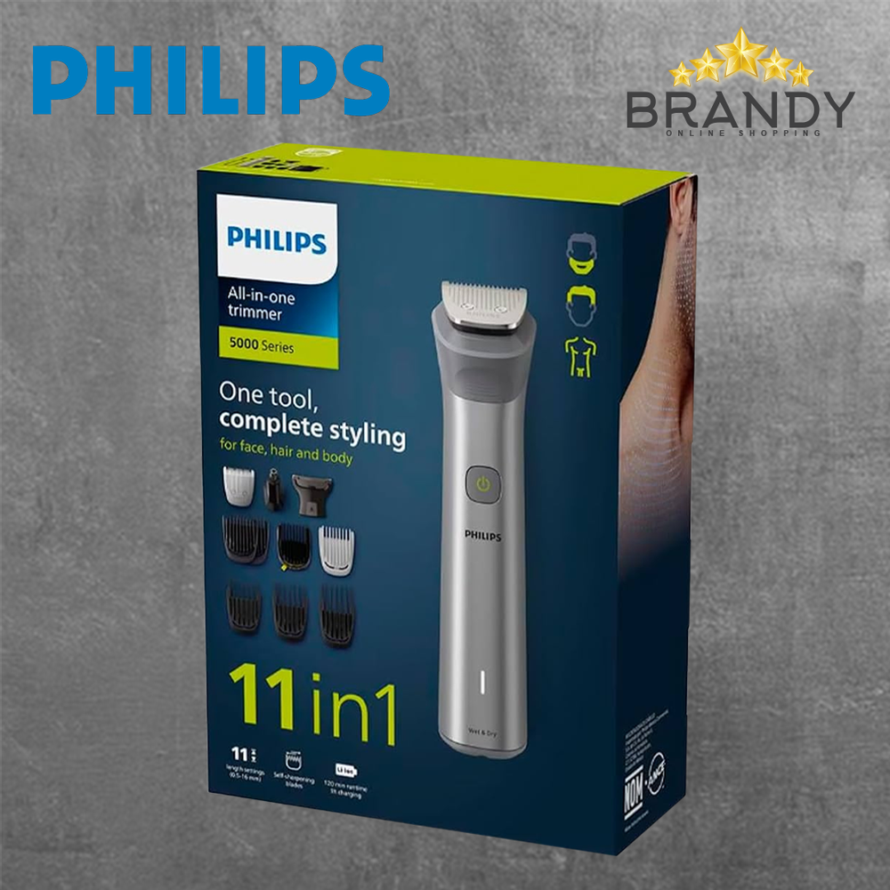 Shaver 11 in 1 MG5930 Face and Hair Grooming Kit, Waterproof, Rechargeable