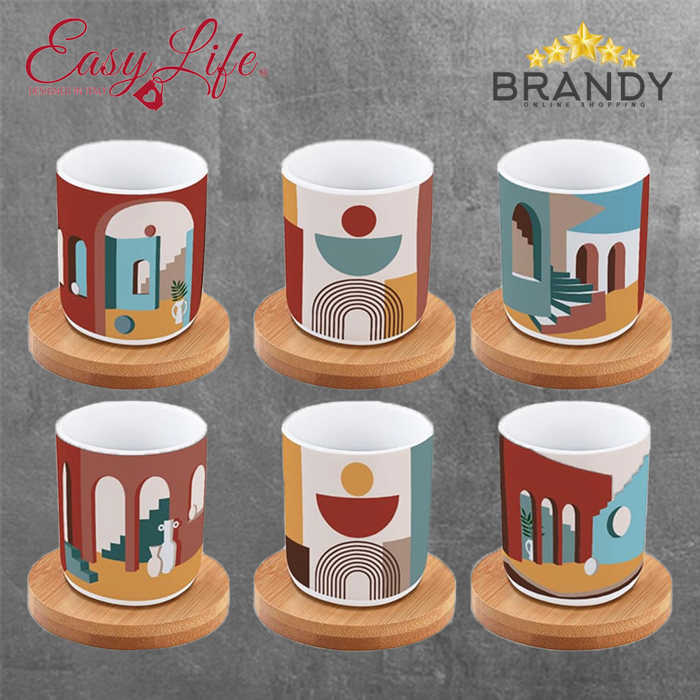 Illusion Espresso Cups Set 6pcs