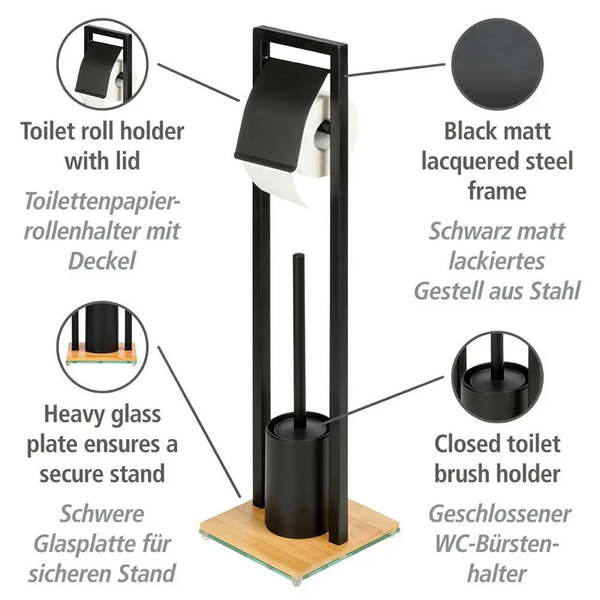 Bambusa Toilet Brush Set