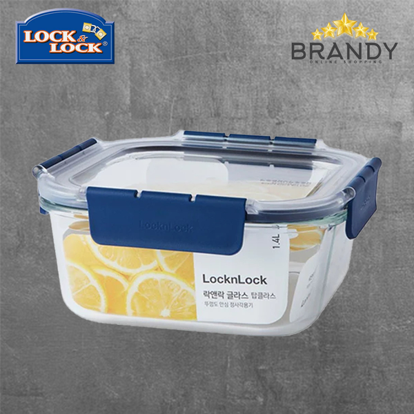 Top Class Glass Food Container Square - Lock n Lock