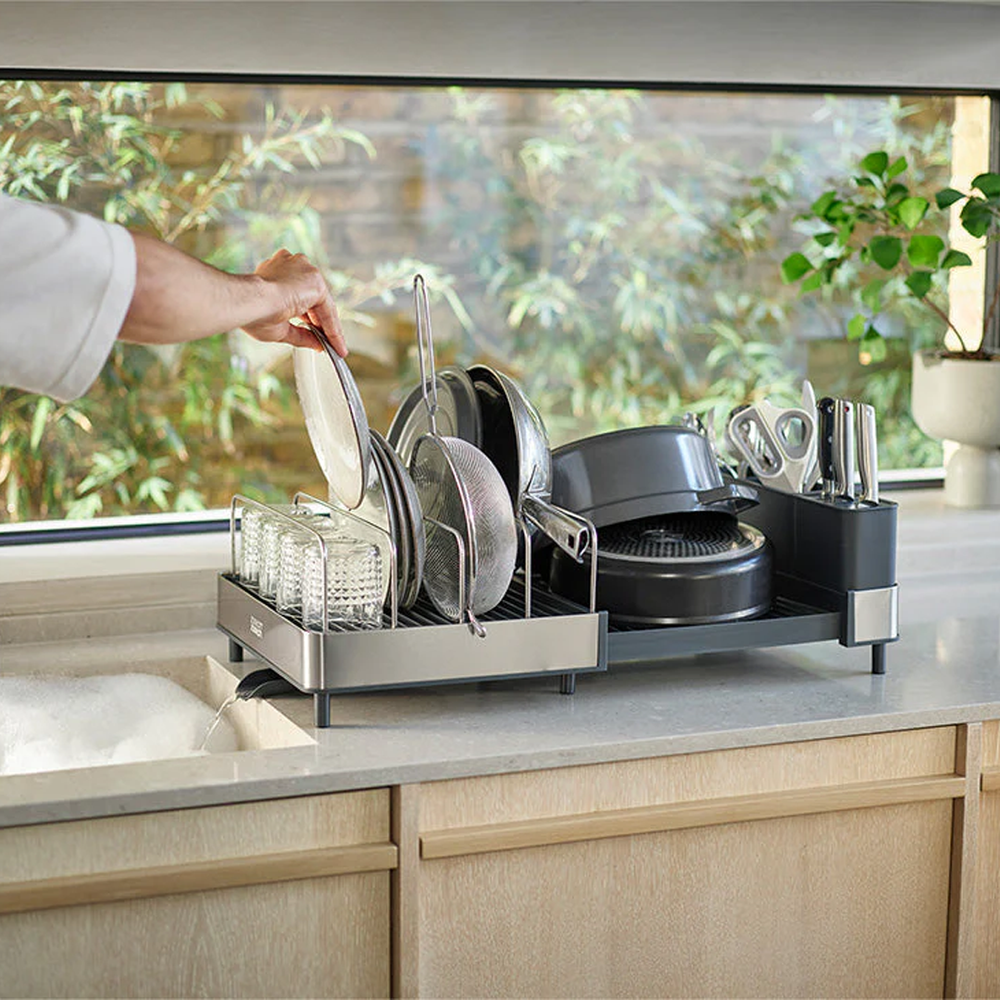 Extend Max Stainless-Steel Expandable Dish Rack