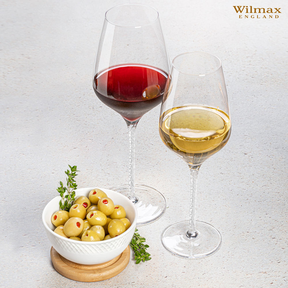 Diamond Wine Glasses Set 6pcs
