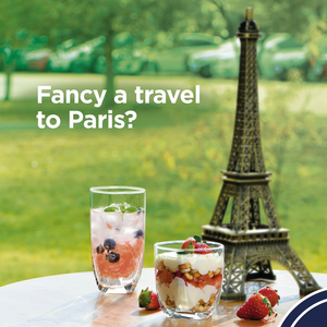 Eiffel Short Cups Set 6pcs, 30cl Glass Drinkware