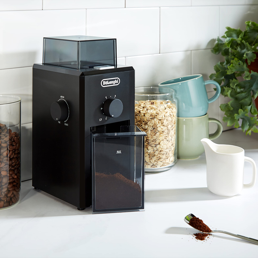 Professional Coffee Grinder Black KG79 Burr Adjustable Grind 16 Settings