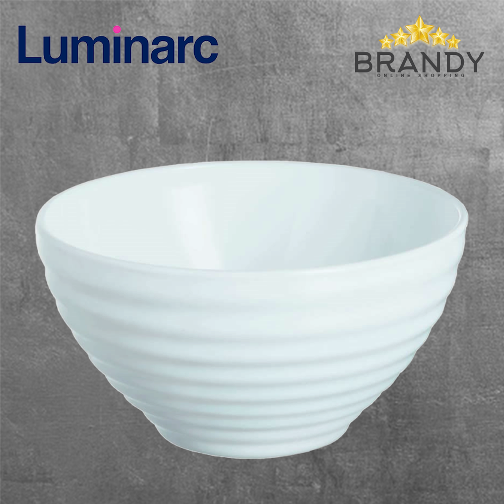Harena White Bowls 13cm Set 6pcs Opal Glass