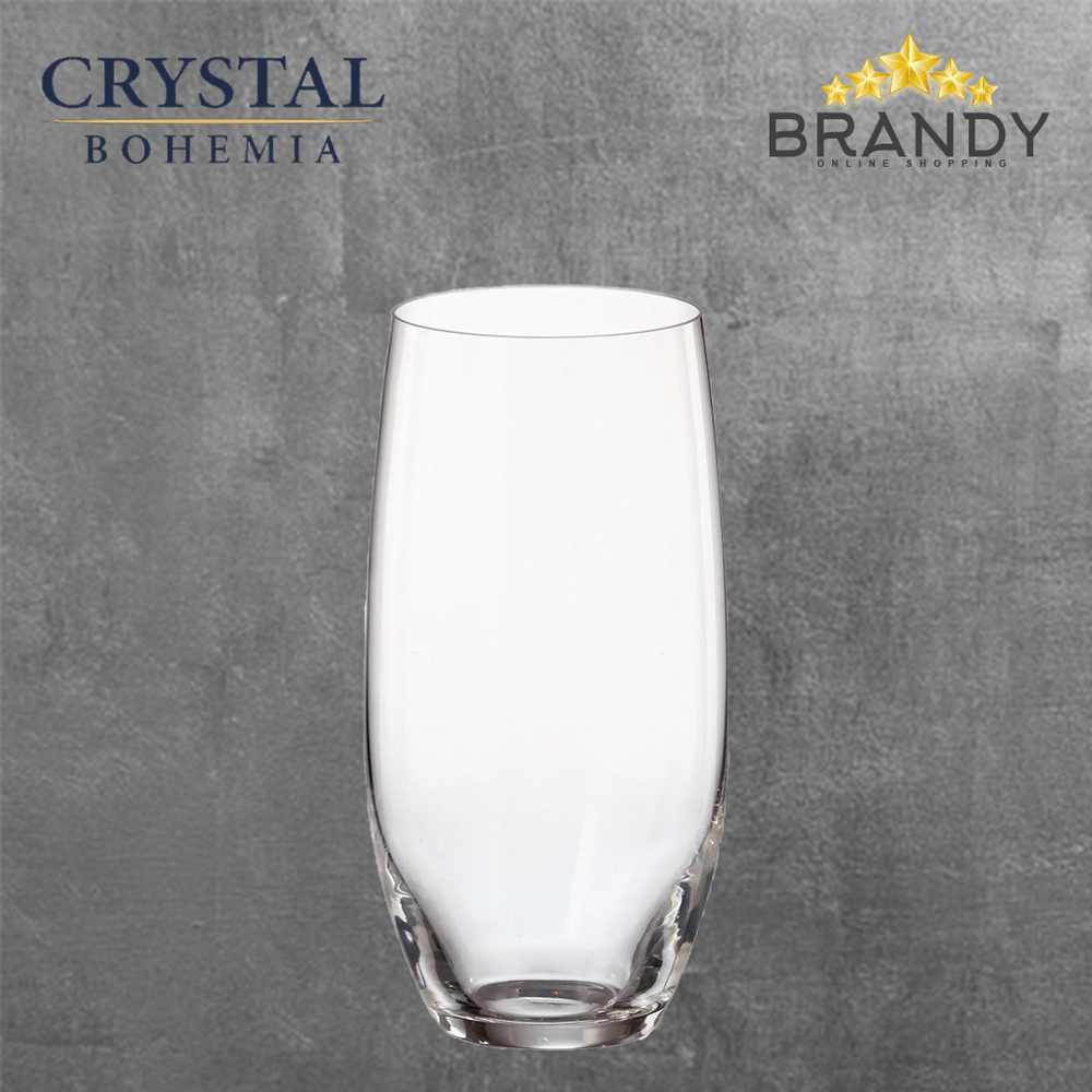 Mergus Long Cups Set 6pcs, Crystal Glass, 470ml