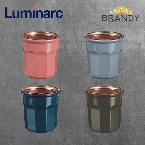 Luminarc Carnaval Espresso Cups Set of 4, 90ml Tempered Glass