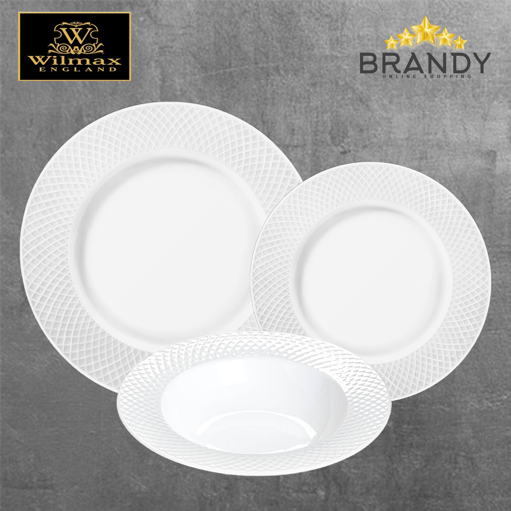 Julia Dinner Set 18pcs Porcelain Plates