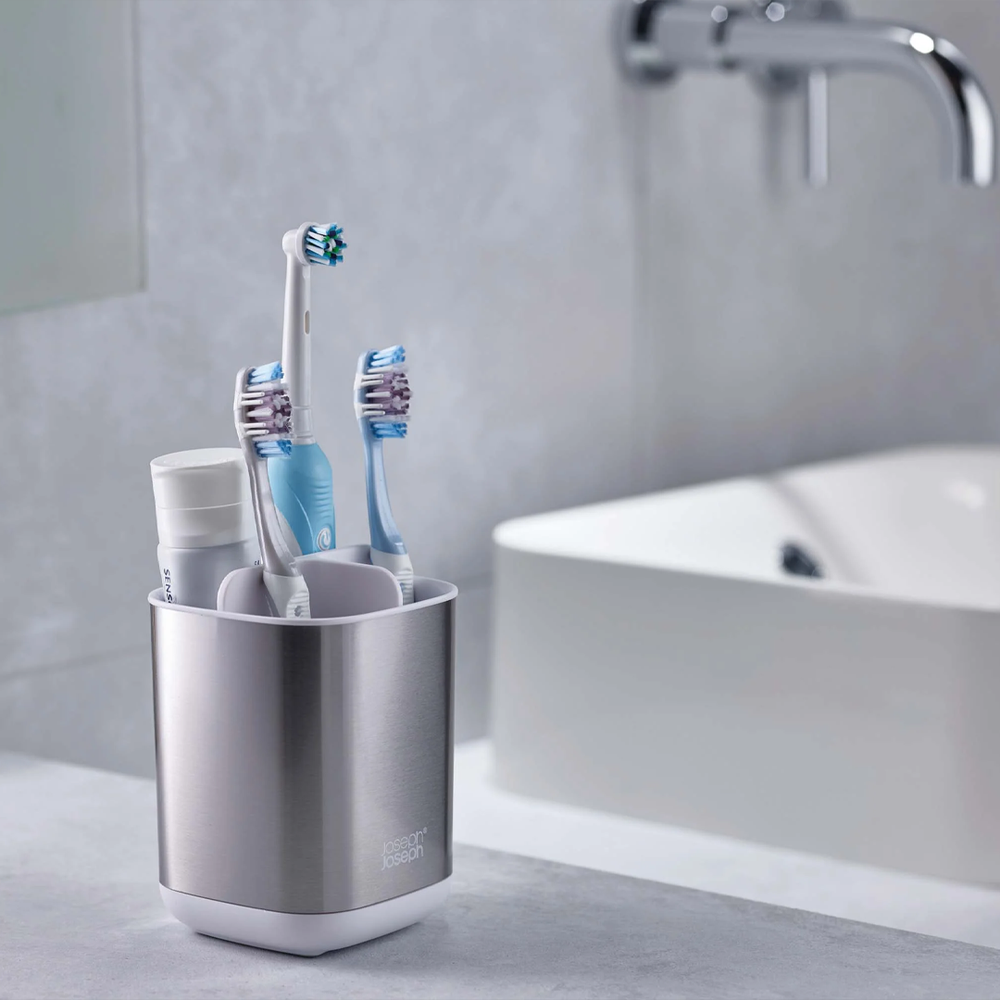 EasyStore Stainless-steel Toothbrush Holder