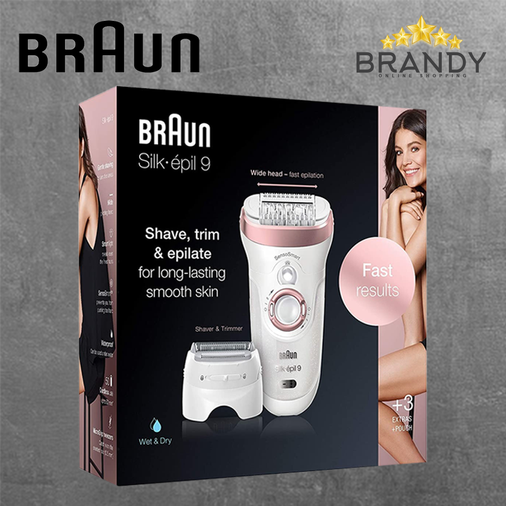 Silk-Epil 9-720 Epilator with SensoSmart Technology