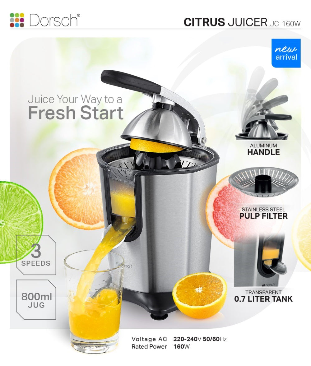 Citrus Juicer CJ-160 + Free Tefal Pizza Cutter
