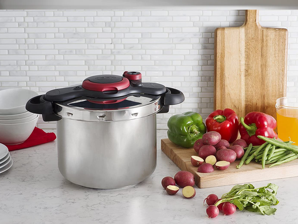 Clipso Minut Easy Pressure Cooker, Stainless Steel, 6-9 Liters