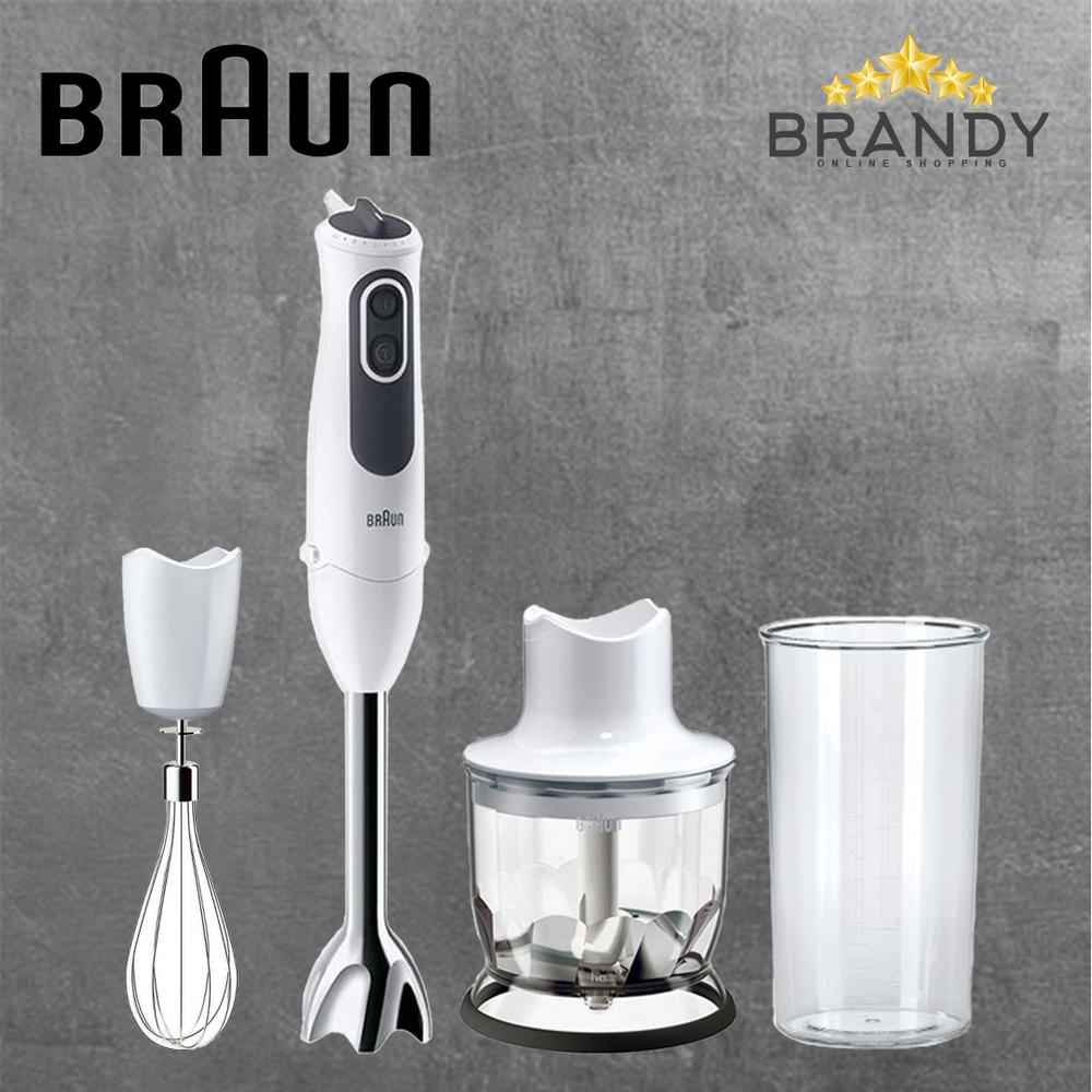 Hand Blender Set MQ3135WH with 11 Speeds and Ice Crushing