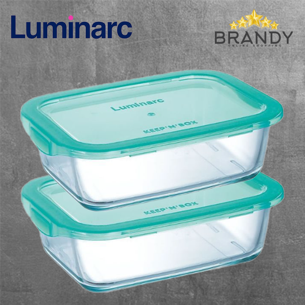 Keep n Box Set 2 Glass Containers