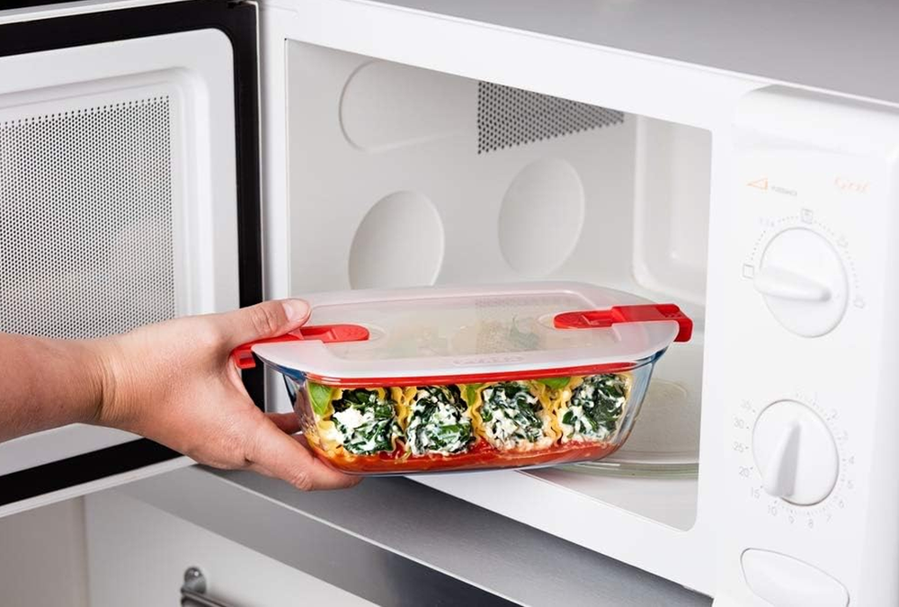 Cook & Heat Set 2 Containers, Tempered Glass