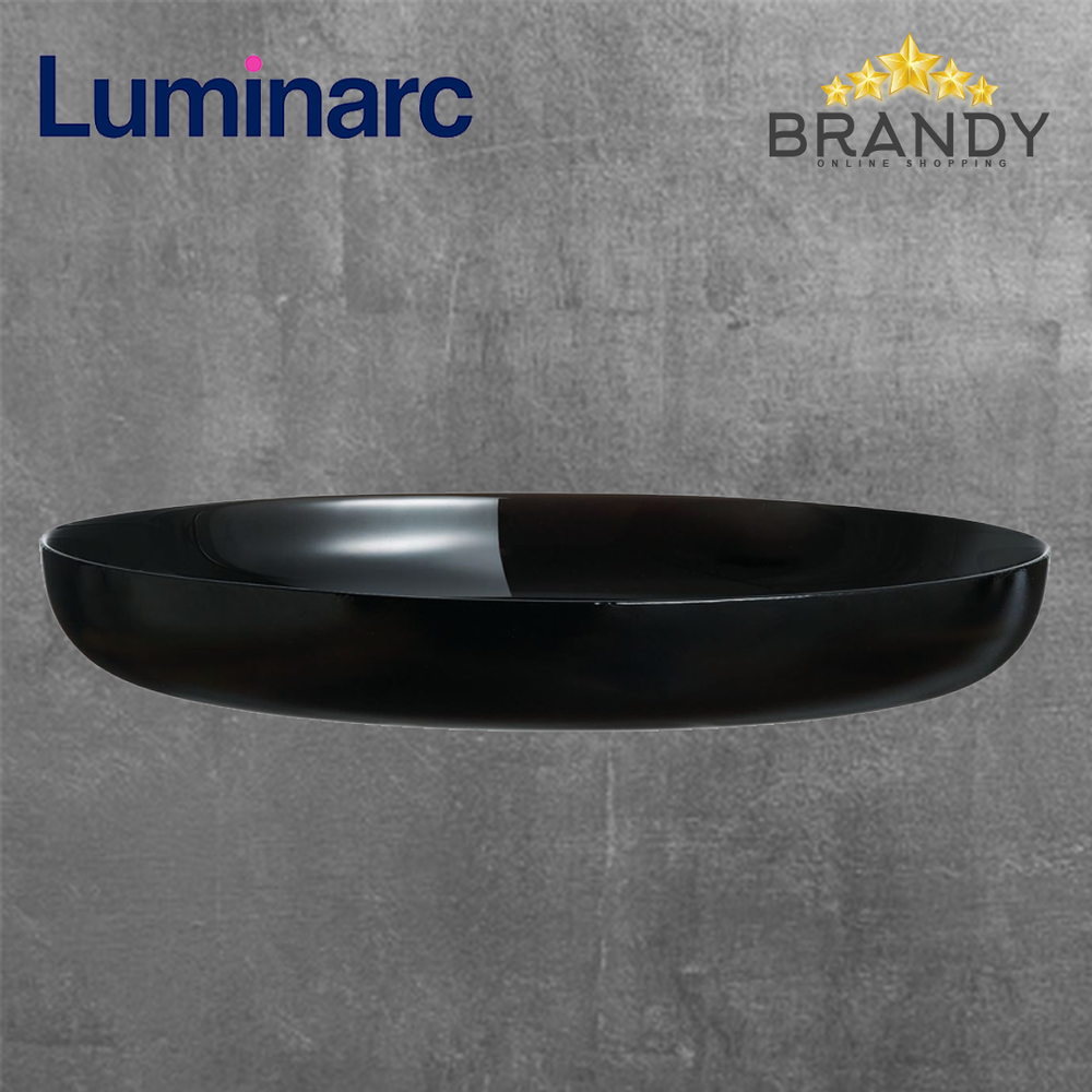 Friend's Time Black Round Plate 29cm