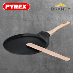 Pyrex Cook&Care Crepe Pan 26 cm with Spatula PFAS-free Ceramic