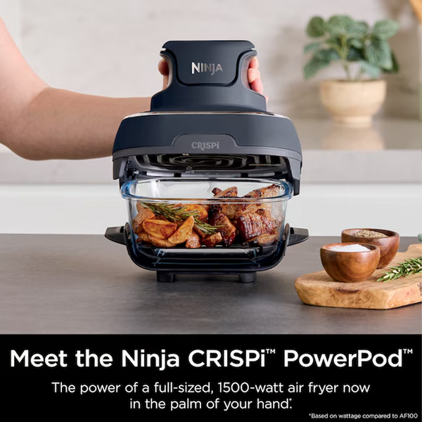 Ninja Crispi 4-in-1 Glass Air Fryer - 2 Containers + Lids