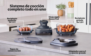 Ninja Crispi 4-in-1 Glass Air Fryer - 2 Containers + Lids