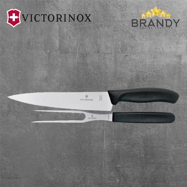 Victorinox Carving Set 2pcs with Stainless Steel Blade