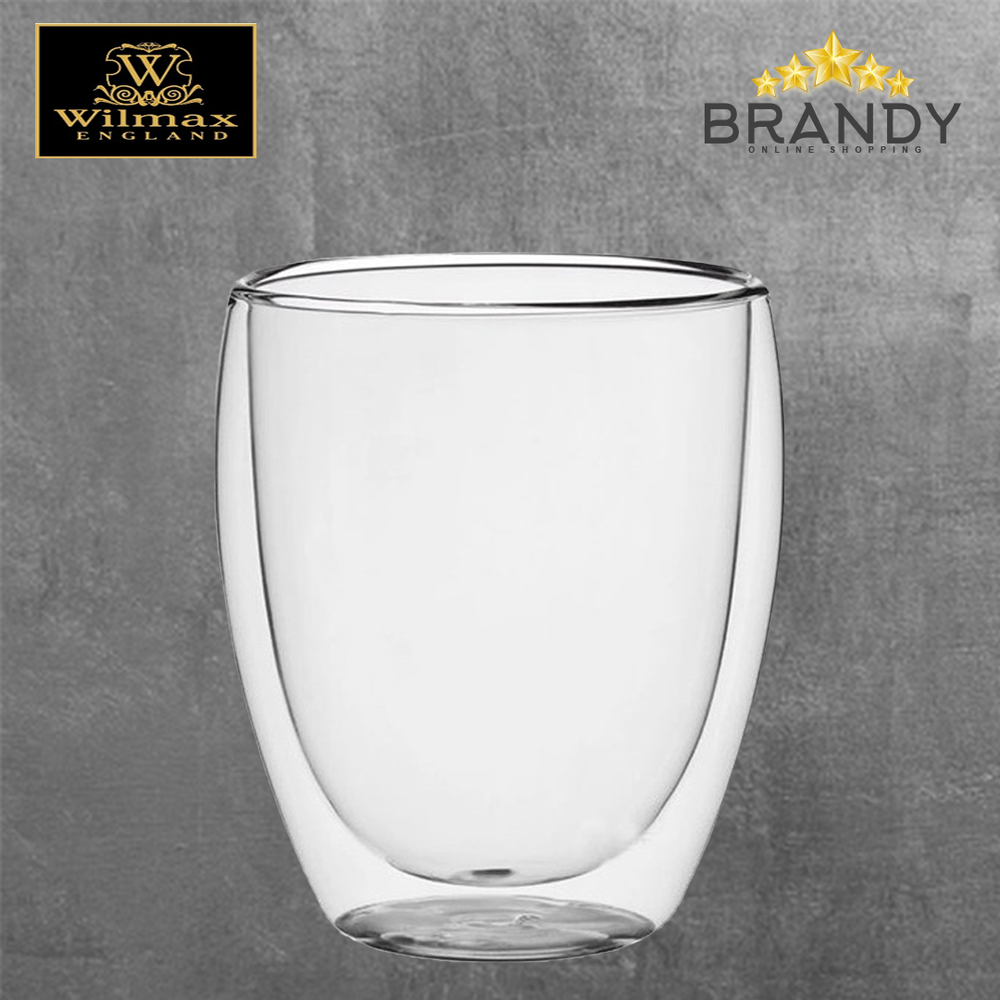 Double Glass Coffee Cups Set 6pcs