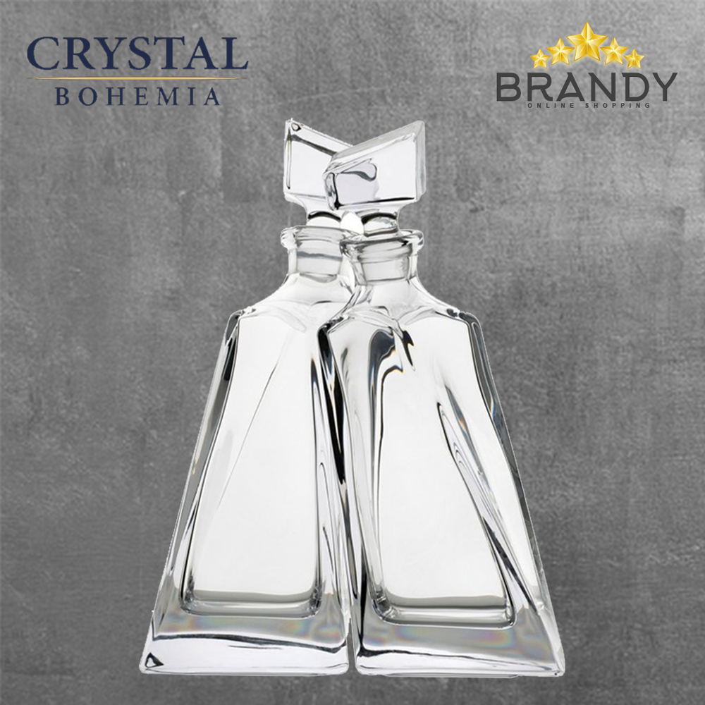 Lovers Set 2 Crystal Glass Decanters