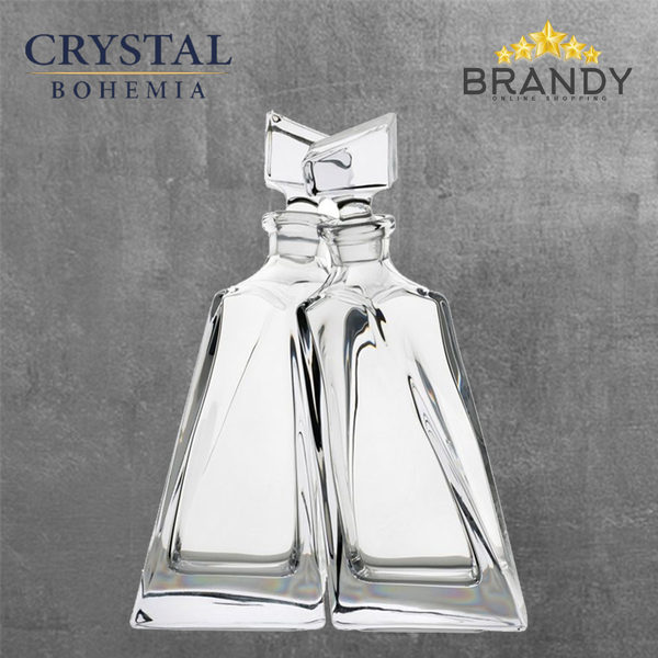 Lovers Set 2 Crystal Glass Decanters