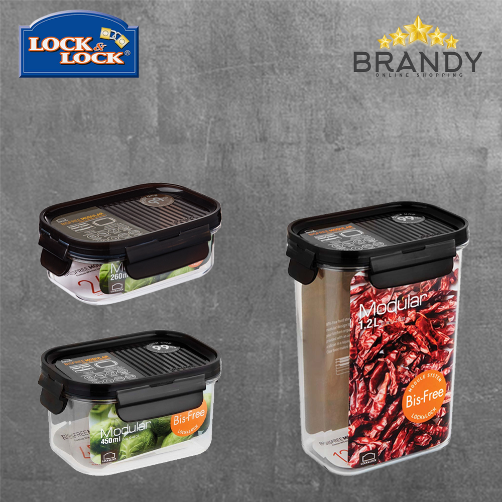 Modular Food Container Rectangular BPA Free