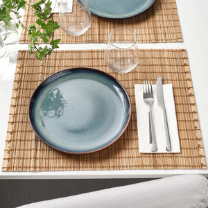 Ocean Blue Porcelain Plate Set 18pcs