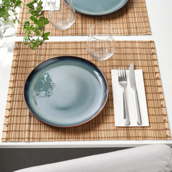 Ocean Blue Porcelain Plate Set 18pcs